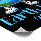Kinder Dag van de Aarde Dabbing Planet Earth Klima Poster (Hoek)