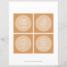 Kinder Dagelijkse Routinekaarten van Toddler Visua