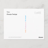 KINDER dank u Briefkaart (Achterkant)