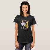 Kinder dansen in vierde klas terug naar Scho T-shirt (Voorkant volledig)