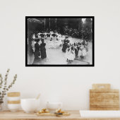 Kinder dansen op het dak van het Waldorf NYC 1919 Poster (Keuken)