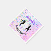 Kinder dansschaduwen van kleuren en sterren over d servet (Hoek)