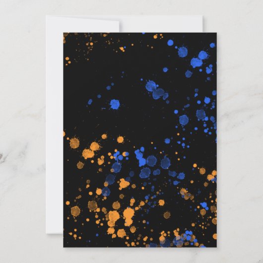 Kinder Dart Battle Party Verjaardag Kaart (Achterkant)