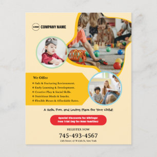 Kinder Daycare Custom Flyer