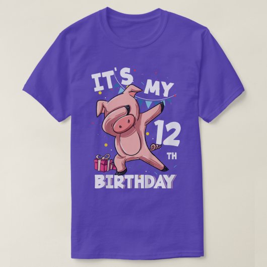 Kinder de 12e verjaardag van My12th Birthday 12 T-shirt (Design voorkant)