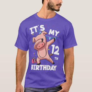 Kinder de 12e verjaardag van My12th Birthday 12 T-shirt