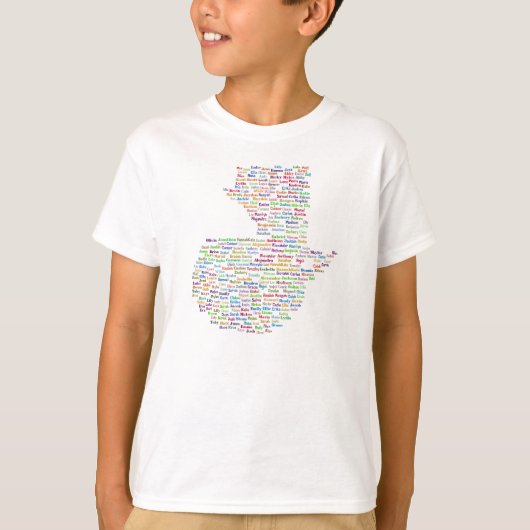Kinder definitief ontwerp t-shirt (Voorkant)