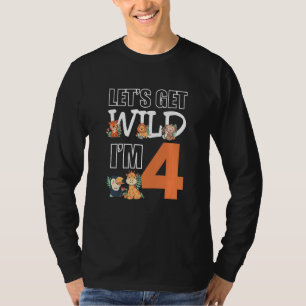 Kinder dieren krijgen een wild Im 4 kinderen diere T-shirt