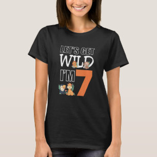 Kinder dieren krijgen een wild Im 7 kinderen diere T-shirt
