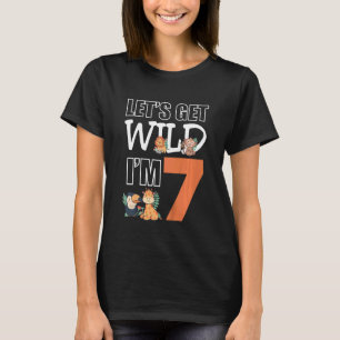 Kinder dieren krijgen een wild Im 7 kinderen diere T-shirt