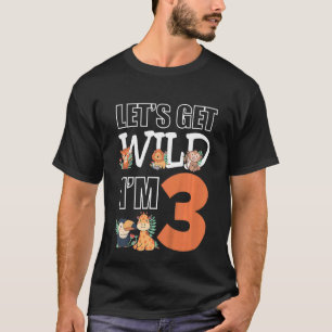 Kinder dieren krijgen wilde dieren bij 3-jarige ki t-shirt