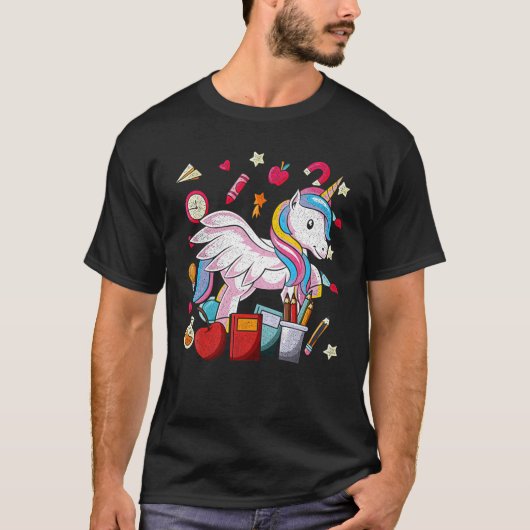 Kinder dierentuin Fantasy Unicor T-shirt (Voorkant)