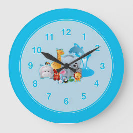 Kinder dierentuin grote klok