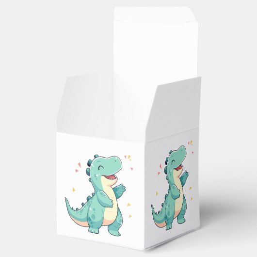 Kinder dinomijt! Schattigee Dinosaurus Verjaardag Bedankdoosjes (Geopend)