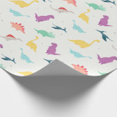 Kinder Dinosaur Cadeaupapier (Hoek)