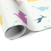 Kinder Dinosaur Cadeaupapier (Rol Hoek)