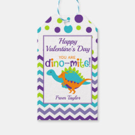 Kinder Dinosaur Dino-Mite Valentijnsdag Cadeaulabel