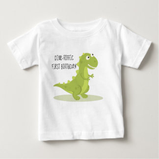 Kinder Dinosaur First Birthday Shirt