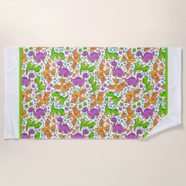 Kinder Dinosaur Friends Strandlaken