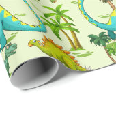 Kinder Dinosaur Fun Cadeaupapier (Rol Hoek)