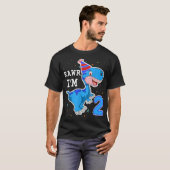 Kinder Dinosaur Rawr Ik ben 2 jaar 2e verjaardag T T-shirt (Voorkant volledig)
