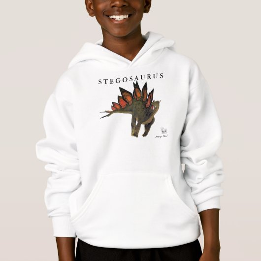 Kinder Dinosaur Shirt Stegosaurus Gregory Paul (Voorkant)