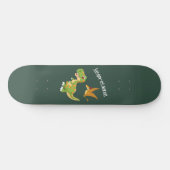 Kinder Dinosaur T-Rex voegt naam toe Persoonlijk Skateboard (Horizontaal)