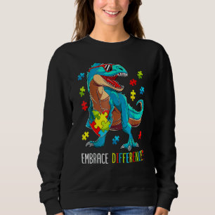 Kinder Dinosaur Trex Embrace Verschil Autism Awar Trui
