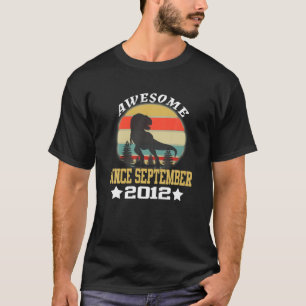 Kinder dinosaurus 2e verjaardag cadeau sinds 20 se t-shirt