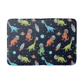 Kinder dinosaurus astronautenpatroon badmat (Voorkant)