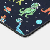 Kinder dinosaurus astronautenpatroon bureaumat (Hoek)