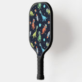 Kinder dinosaurus astronautenpatroon pickleball paddle (Links)