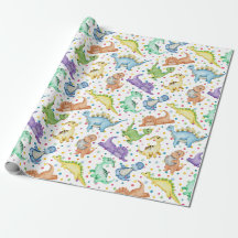 Kinder Dinosaurus Dier Wit Kleur Verjaardagscadeau