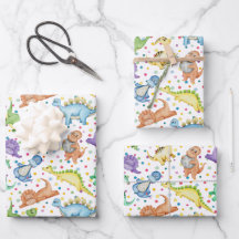 Kinder Dinosaurus Dier Wit Kleur Verjaardagscadeau