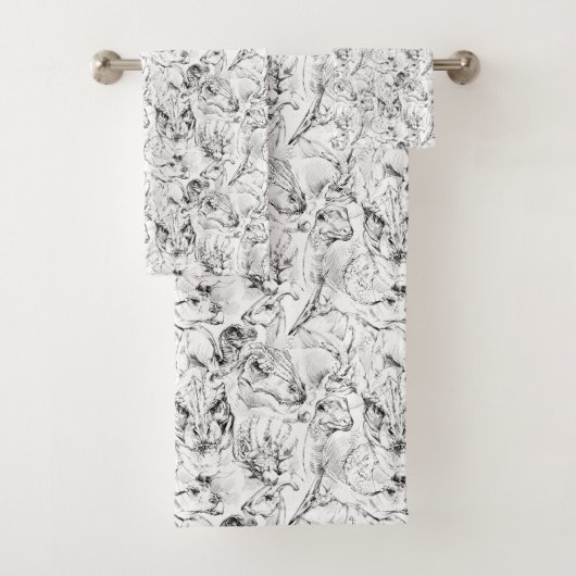 Kinder dinosaurus handdoek set (Insitu)