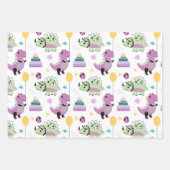 Kinder dinosaurus inpakpapier vel (Voorkant 3)