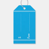 Kinder Dinosaurus Party Gift Label Cadeaulabel (Achterkant)