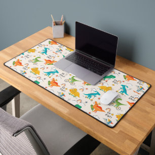 Kinder dinosaurus reispatroon bureaumat