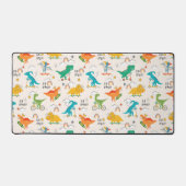 Kinder dinosaurus reispatroon bureaumat (Voorkant)