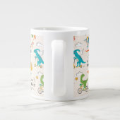 Kinder dinosaurus reispatroon grote koffiekop (Achterkant)