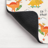 Kinder dinosaurus reispatroon muismat (Hoek)