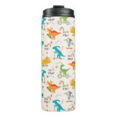 Kinder dinosaurus reispatroon thermosbeker (Voorkant)