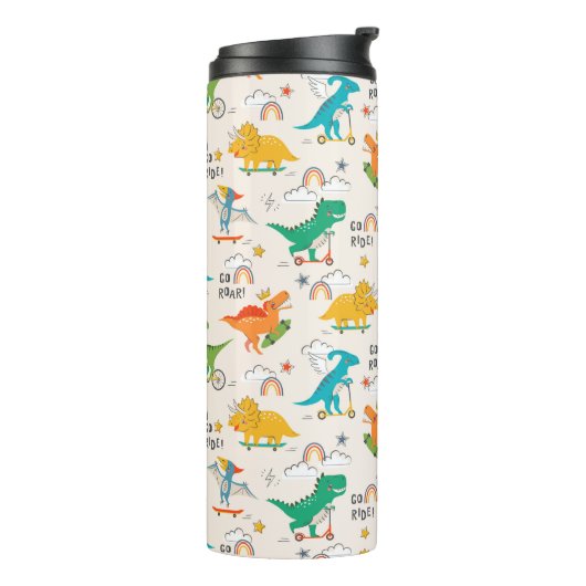 Kinder dinosaurus reispatroon thermosbeker (Gedraaid links)