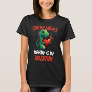 Kinder Dinosaurus Trex Valentijnsdag Peuter Meisje T-shirt