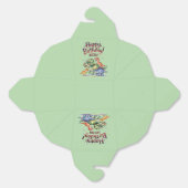 Kinder Dinosaurus Verjaardag Bedankdoosjes (Ongevouwen)