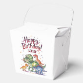 Kinder Dinosaurus Verjaardag Bedankdoosjes (Voorkant)