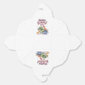 Kinder Dinosaurus Verjaardag Bedankdoosjes (Ongevouwen)