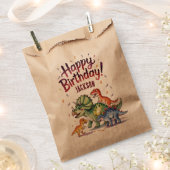 Kinder Dinosaurus Verjaardag Bedankzakje (Geknipt)