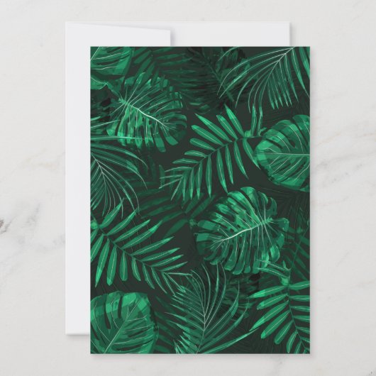 Kinder dinosaurus Verjaardag Dino Trex Jurassic Bo Kaart (Achterkant)