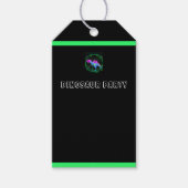 Kinder Dinosaurus Verjaardag Party Gift Label Cadeaulabel (Voorkant)